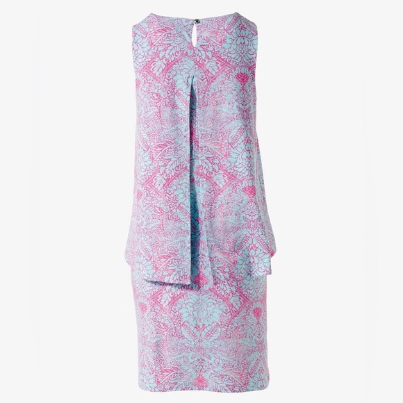 Chico’s Color Puzzle Double-Layered Dress Size Medium - Picture 3 of 8